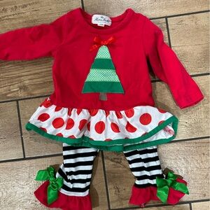Ruffle Christmas set